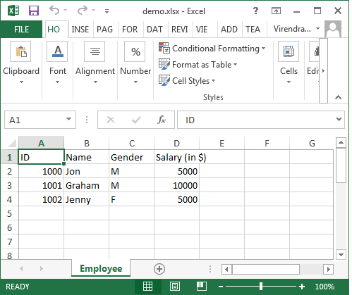 Import and Export xlsx in ASP.NET Core