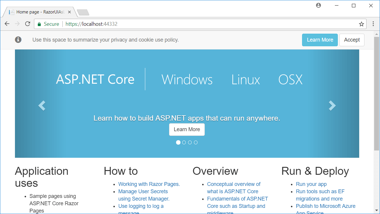 Проекты на asp net