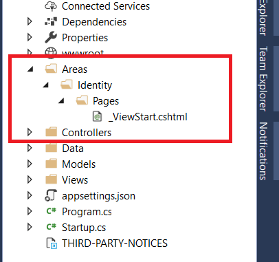 Добавление identity в проект asp net core